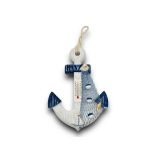 Hőmérő akasztós tengeri dísz 17cm