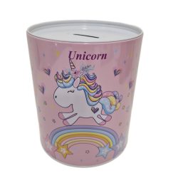 Persely fém unikornis "XL" 16x13x13cm