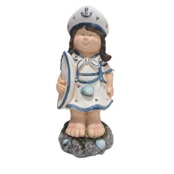 Decorand matróz lány kerámia 19x18x41cm