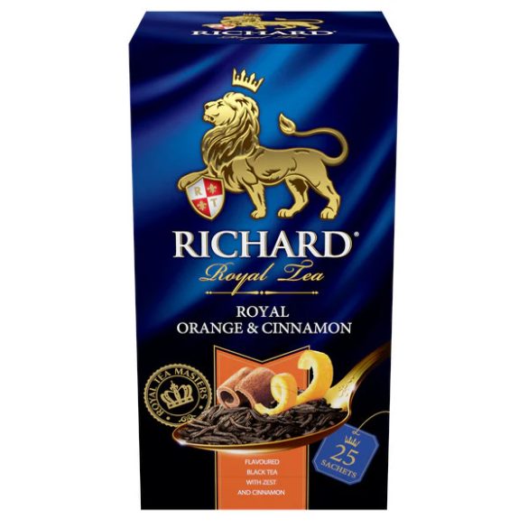 Richard narancs-fahéj fekete tea 50gr