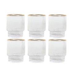 Pohár szett 320ml üveg 8x8x10cm S/9