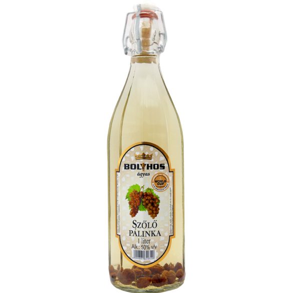 Bolyhos ágyas szőlőpálinka 1L