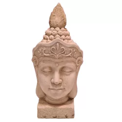 Kültéri Buddhafej Beige 60cm