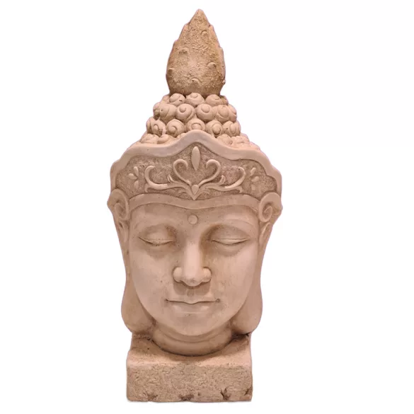 Kültéri Buddhafej Beige 60cm