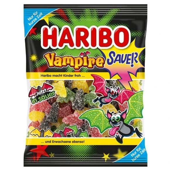 Haribo vámpír sauer gumicukor 175g