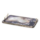 Tálca téglalap alakú fogantyúval 8x48x30