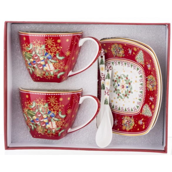 Queen Isabell csésze+alj 2x2db 300ml