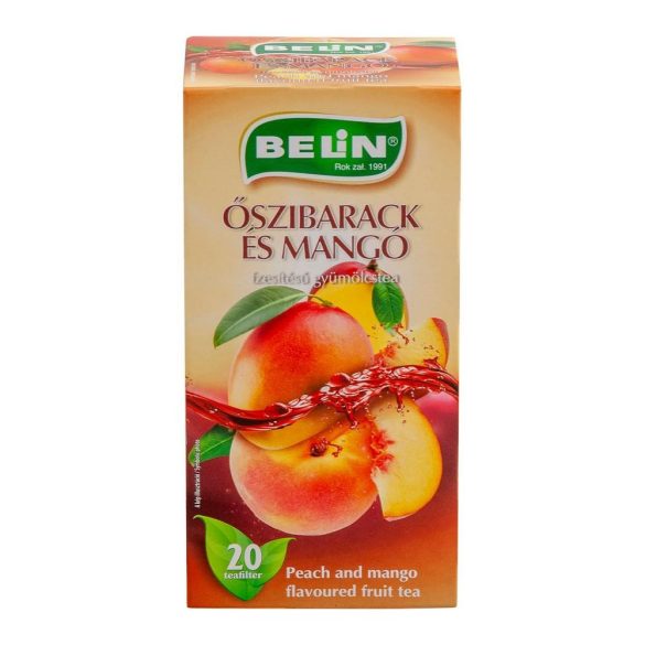 Belin őszibarack - mangó tea 20x2gr