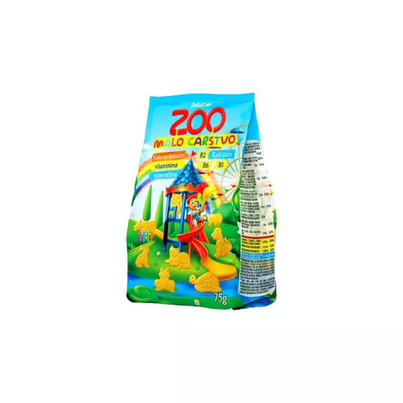 Zoo állatfigurás keksz vitaminokkal 75g