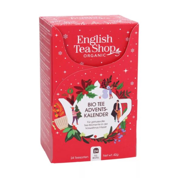 ETS 24 Adventi Kalendárium Bio teaválogatás piros 42g