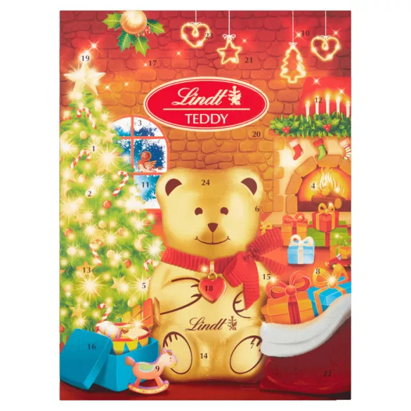 Lindt Adventi Kalendárium Teddy 170gr