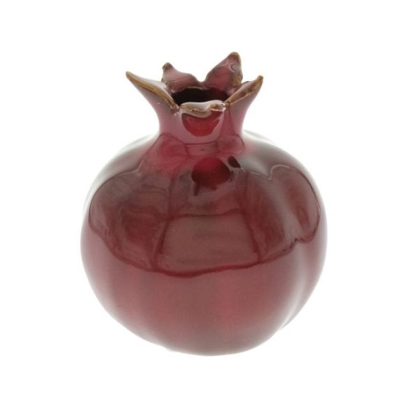 Gyertyatartó gránátalma kerámia 11cm
