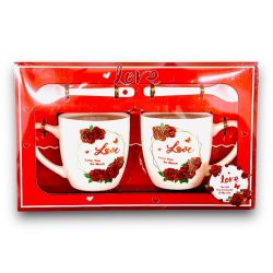 Bögre szett Love feliratos 4db-os