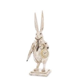 Nyúl figura esernyővel poly 39x11cm