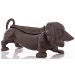 Cipőkaparó kutya öntöttvas 32x13cm