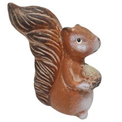 Mókus kerámia barna 15cm