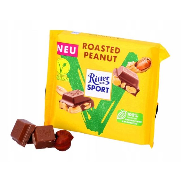 Ritter Sport földimogyorós csokoládé vegan 100g