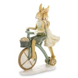 Nyuszipár biciklin poly 21cm