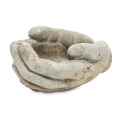 Kaspó marok formájú kerámia 8x16cm