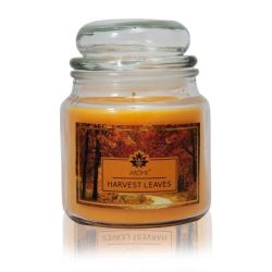Aromagyertya üvegben Szüreti Levelek 424g