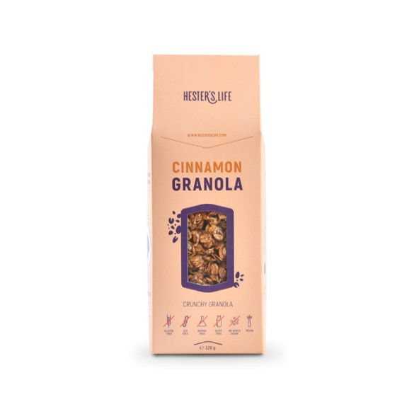 Hesters Life granola fahéjas 320g