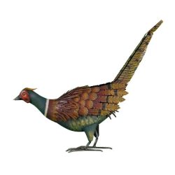 Fácánkakas fém színes 54x15x46cm