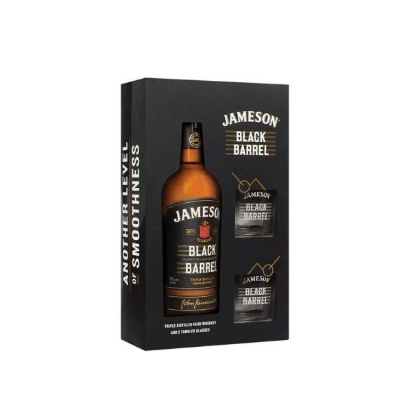 Jameson Black Barrel whisky+2 pohár 0,7L