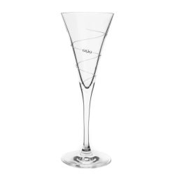 Pezsgős pohár swarovski dísszel 200ml