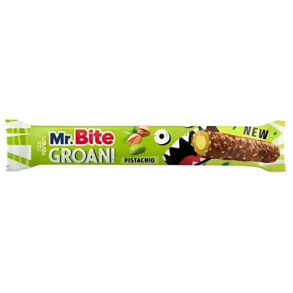 Mr. Bite Groani pisztáciás csokoládé szelet 28g