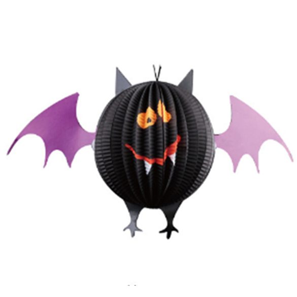 Lampion denevér fekete lila