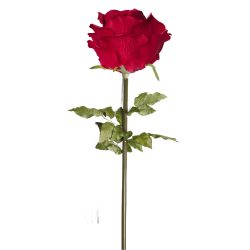 Selyemvirág óriás rózsa piros 108cm