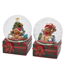 Havazógömb zenélő macis 20x15cm 2 féle/db