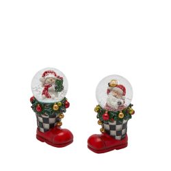 Havazógömb csizmában 9x4,5x5,5cm 2 féle/db