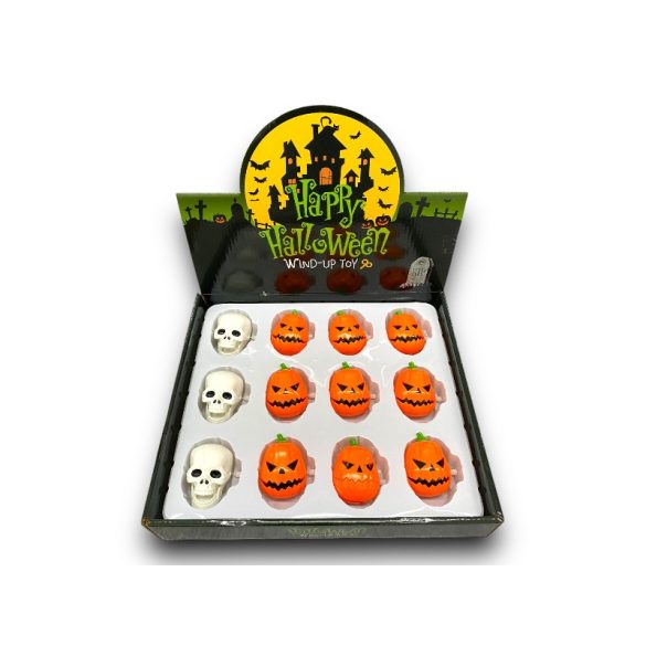 Halloween felhúzható játék műanyag 6cm