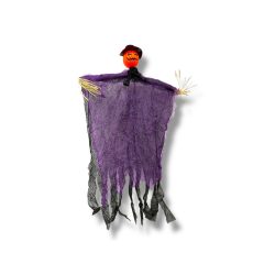 Halloween textil figura tökfej akasztós