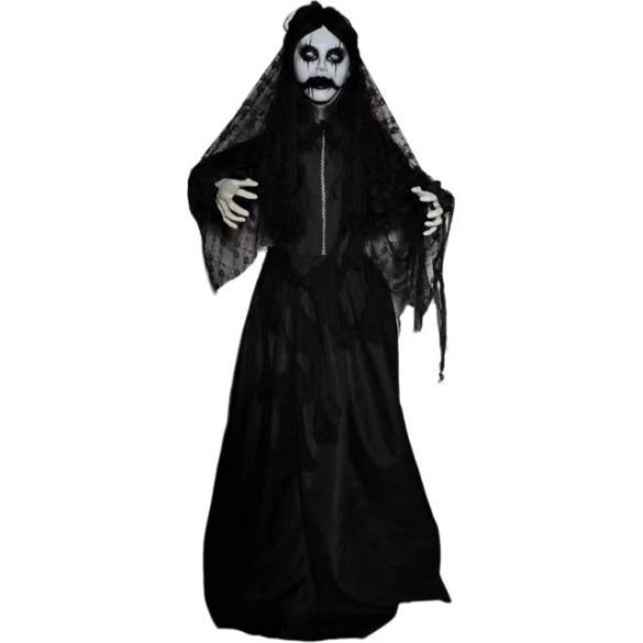 Menyasszony óriás figura mozgó, Halloween 120x18x170 cm