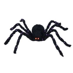 Óriás pók világító textil 130x30x20cm