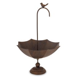 Madáritató esernyő forma fém 56x33x33cm