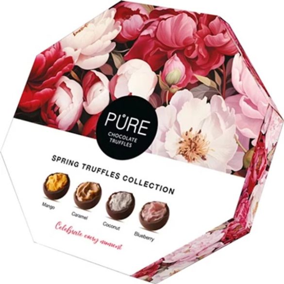 Pure Rózsás 240G Tej és Étcsokoládé Trüffel Válogatás