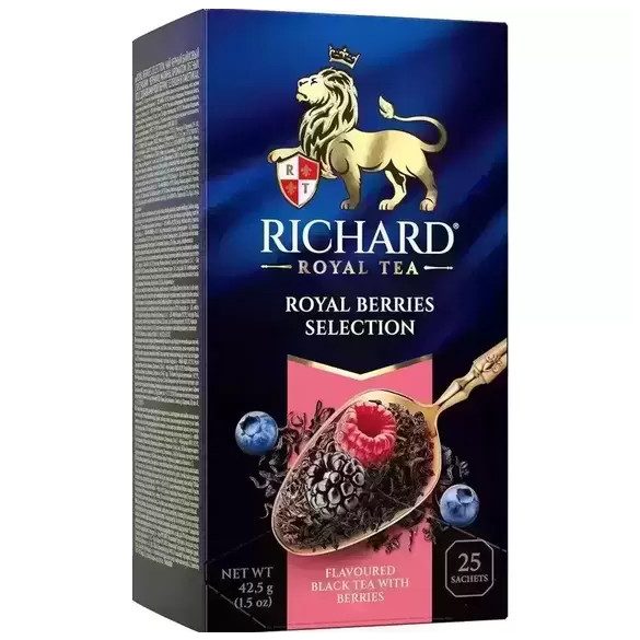 Richard Royal Berries Fekete Tea - 25 filter 42,5g
