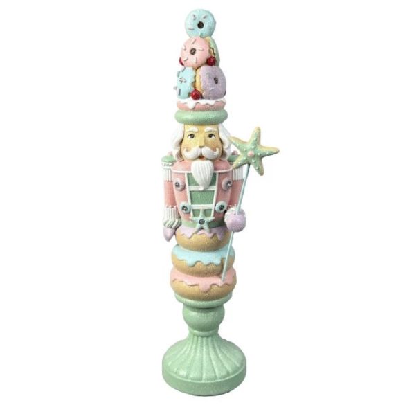 Diótörő sütemény glitteres, LED-es 15,5x11,5x46 cm