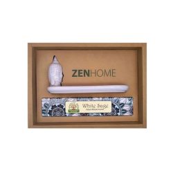 Füstölő kerámia tartóval Szantál