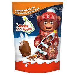   Kinder Mini Friends Caramel tejcsokoládé figurák tejes krémmel 122 g