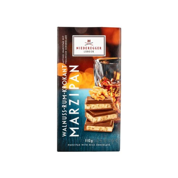 Niederegger rumos-marcipános csoki 110g