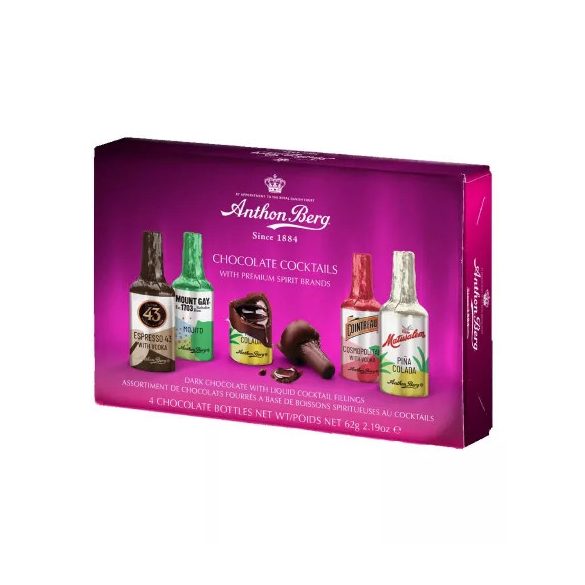 Anthon Berg étcsokoládé koktéllal 62g