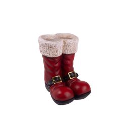 Télapócsizma kerámia kültéri 28x31cm