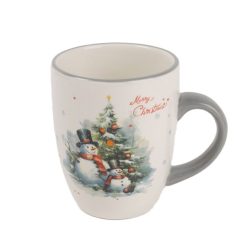 Bögre kerámia hóember 250ml