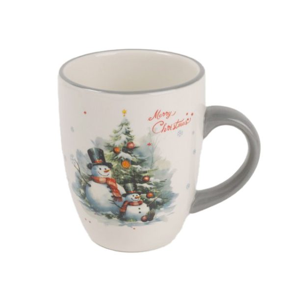 Bögre kerámia hóember 250ml