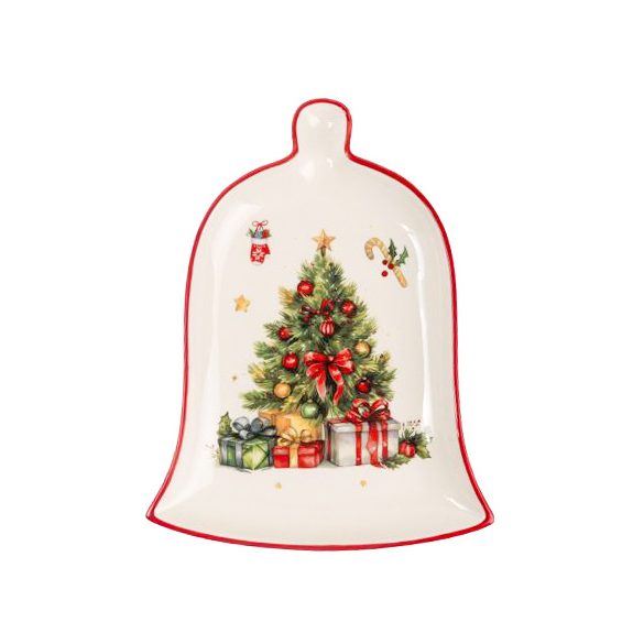 Tányér kerámia harang alakú 25x20cm