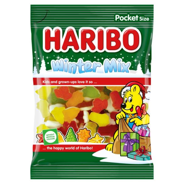 Haribo Winter Mix gumicukor 90g